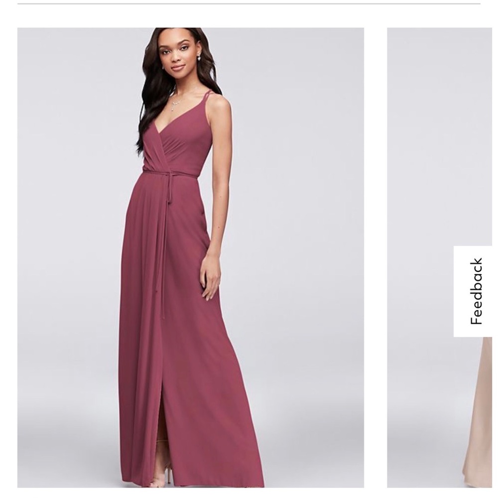 David’s Bridal Maxi Dress (bridesmaid dress)